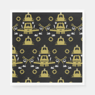 Britische Narrowboat-Geschenke Serviette