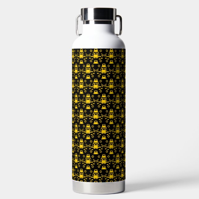 Britische Narrowboat-Geschenke Trinkflasche (Vorderseite)