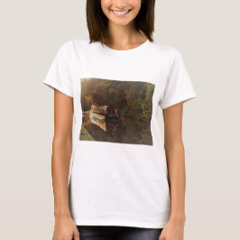 Britische Narrowboat-Malerei T-Shirt