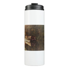 Britische Narrowboat-Malerei Thermosbecher