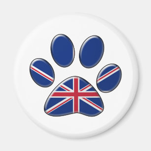 Britische Patriotikkatze Magnet