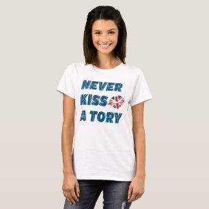 Britische Politik - Kiss nie einen T - Shirt der T