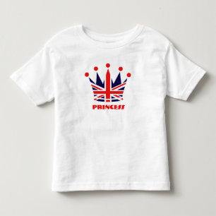 Britische Princess Crown Kleinkind T-shirt