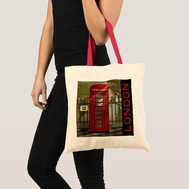 Britische rote Telefonzelle-London-Tasche Tragetasche (Vorderseite (Produkt))