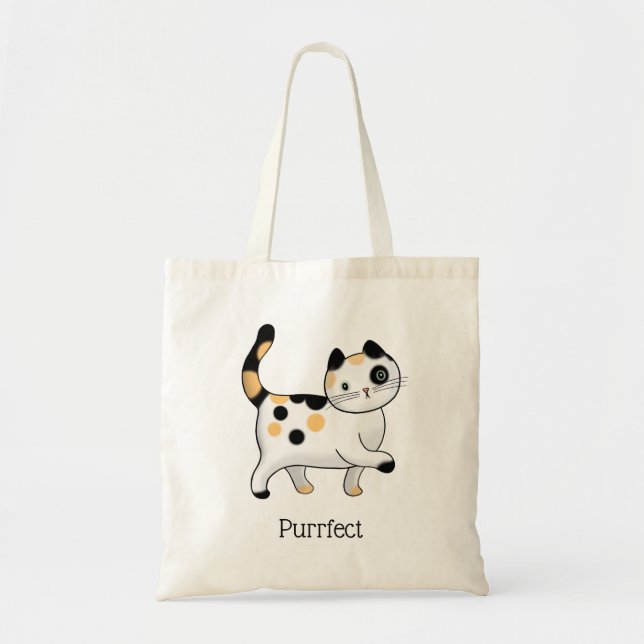 Britische Shorthair Purrfect Katzen-Taschen-Tasche Tragetasche (Vorne)