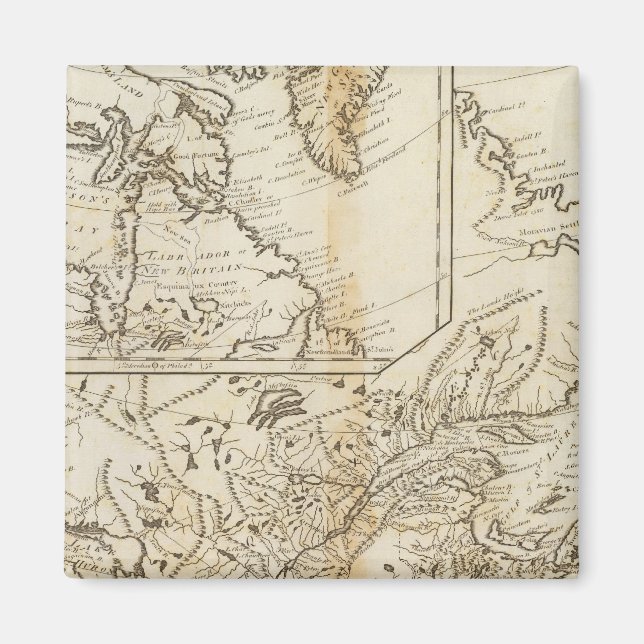 Britische Sitzungspositionen in Nordamerika 2 Magnet (Vorne)