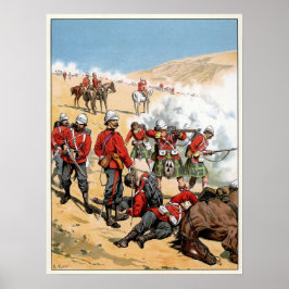Britische Soldaten des 19. Jahrhunderts Poster