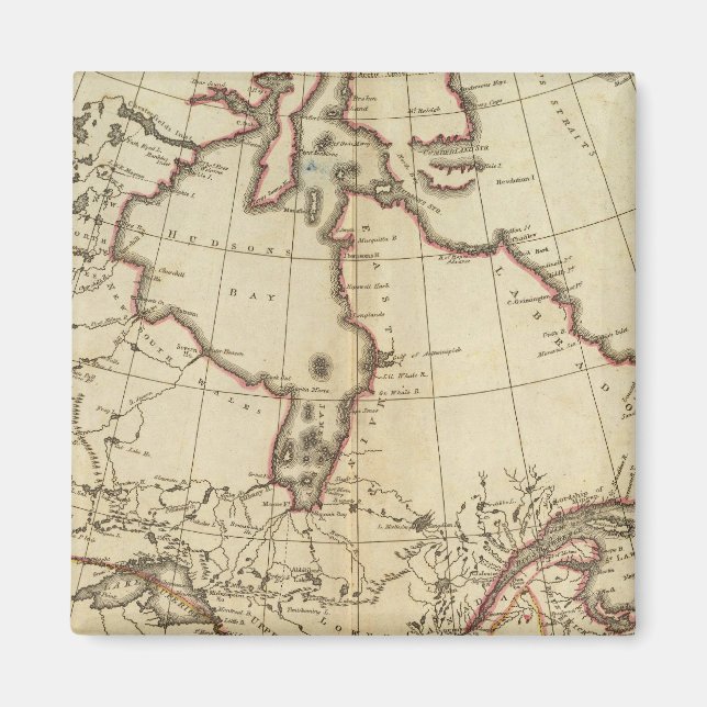 Britische Staatssessions in Nordamerika Magnet (Vorne)