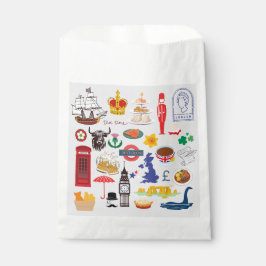 Britische Symbole Geschenktütchen