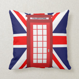 Britische Telefonzelle Kissen