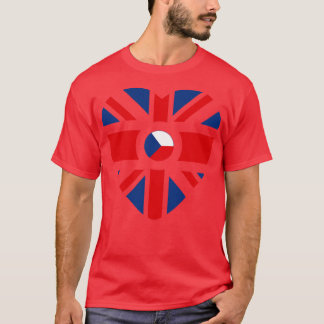 Britische tschechische multinational Patrioten-Fla T-Shirt