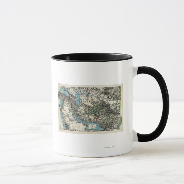 Britische und russische Gebiete Afghanistans Tasse (Rechts)