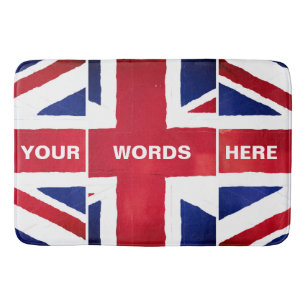 Britische Union Jack Flagge Badezimmer Schaum Bade Badematte