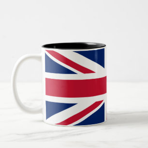 Britische Union Jack-Flagge Design Zweifarbige Tasse