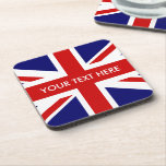 Britische Union Jack-Flagge Kork Untersetzer-Set Getränkeuntersetzer<br><div class="desc">Britische Union Jack Flagge Quadrat Kork Untersetzer Set. Getränkekopfer für Getränke wie Bier,  Wein,  Limonade etc. Englischer Stolz mit britischer Flagge,  Großbritannien,  England</div>