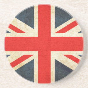 Britische Unionsflagge Sandstein Untersetzer