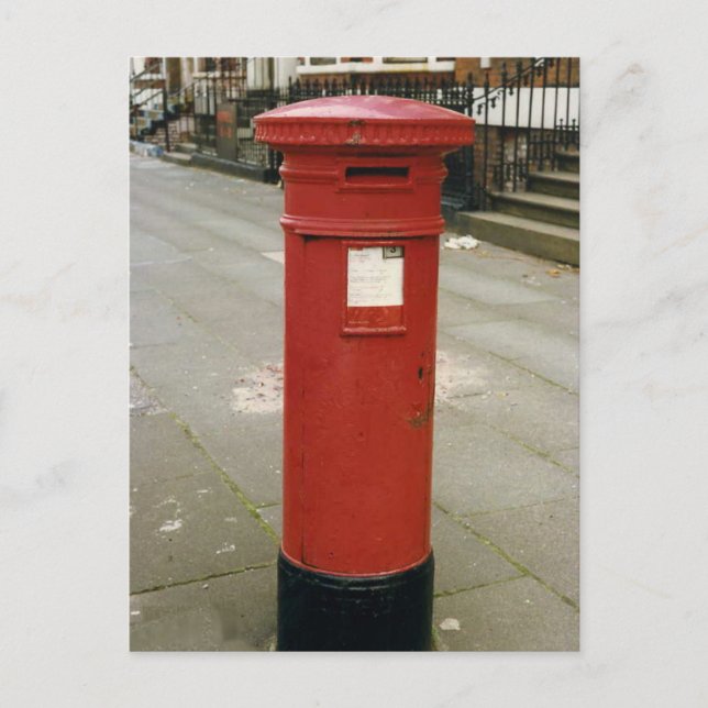 Britische Viktorianische Säule Postkarte (Vorderseite)