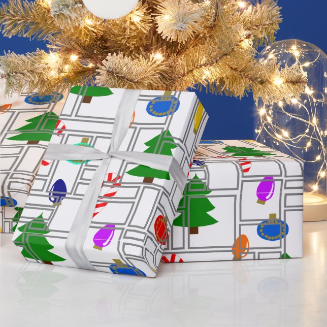 Britische Weihnachten Geschenkpapier (Feiertage)