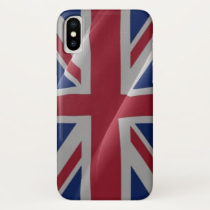 Britische wellenartig bewegende Flagge - Case-Mate iPhone Hülle
