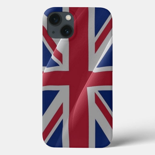 Britische Wellenflagge - Case-Mate iPhone Hülle (Rückseite)