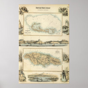 Britische Westindische Possessions Poster