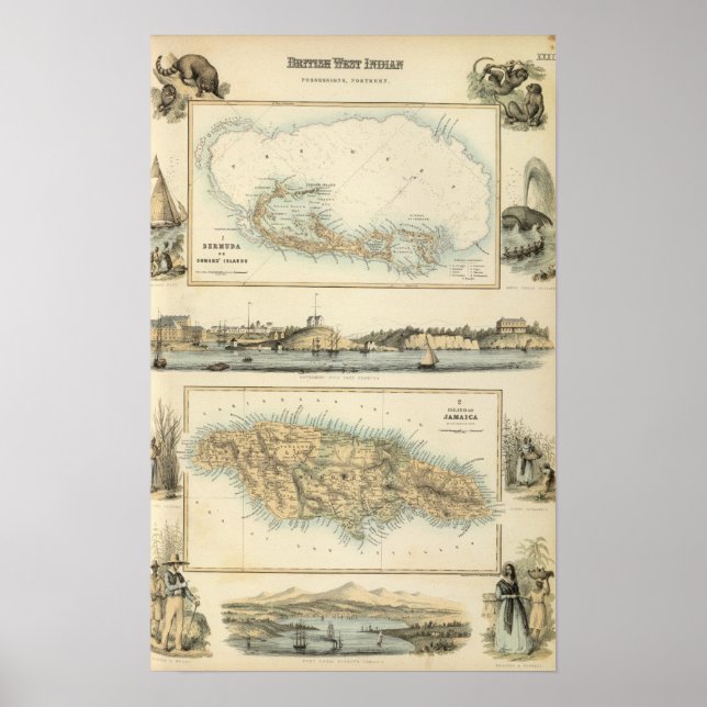 Britische Westindische Possessions Poster (Vorne)