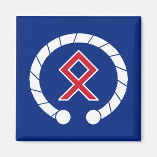 Britischer AngloCeltic Magnet - Torc u. Rune