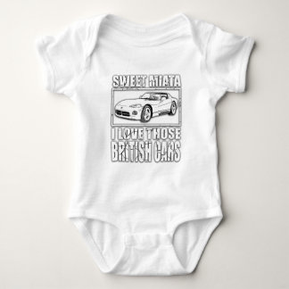 Britischer Autowitz Miata Viper Baby Strampler