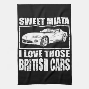 Britischer Autowitz Miata Viper Handtuch
