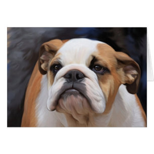 Britischer Bulldoggenwelpe