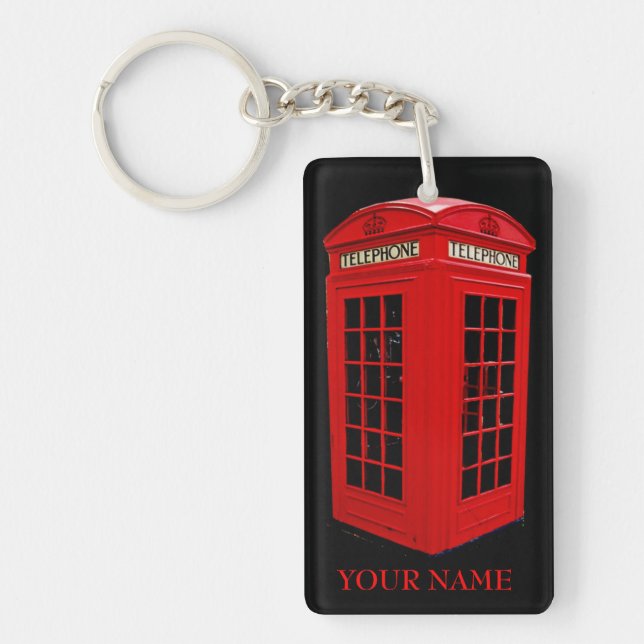 Britischer Callbox-Schlüsselanhänger Schlüsselanhänger (Vorderseite)