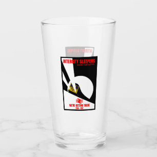 Britischer Eisenbahntrainingsenthusiast Glas