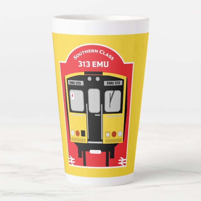 Britischer Eisenbahntrainingsenthusiast Milchtasse (Vorderseite)
