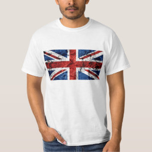 BRITISCHER FLAGGEGRUNGE T - Shirt