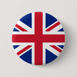 BRITISCHER Flaggen-Knopf Button