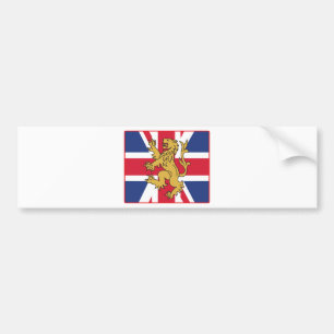 BRITISCHER Flaggen-Löwe Autoaufkleber