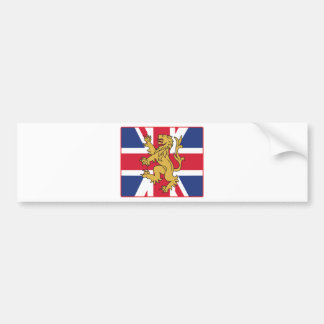 BRITISCHER Flaggen-Löwe Autoaufkleber