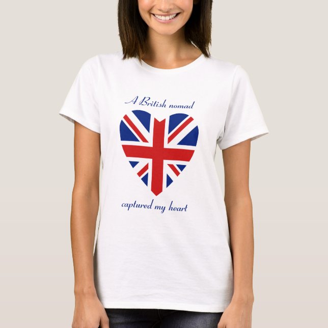 BRITISCHER Flaggen-Schatz-T - Shirt (Vorderseite)