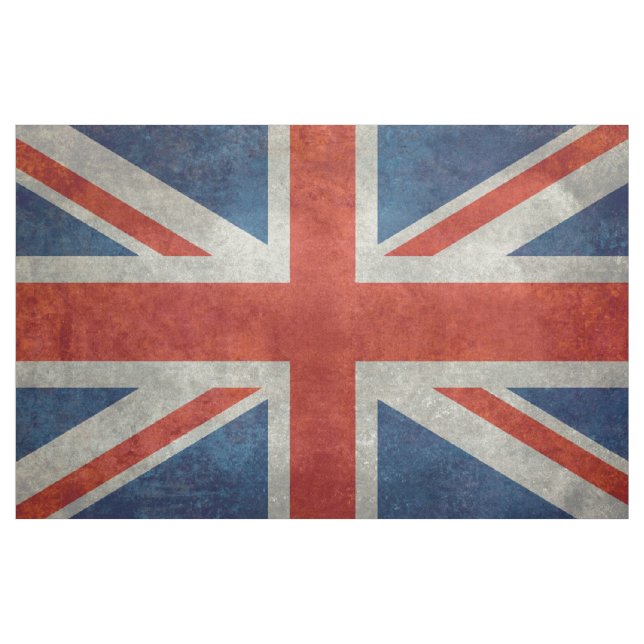 BRITISCHER Gewerkschafts-Jack auf Gewebe Stoff (Yard (91,4 cm))