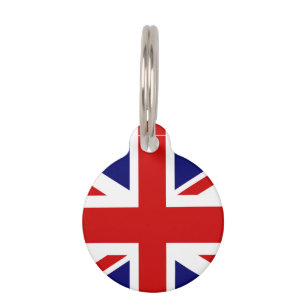 Britischer Gewerkschafts-Jackflaggen-Haustierumbau Haustiermarke