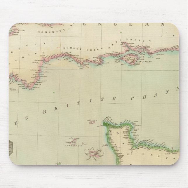 Britischer Kanal Mousepad (Vorne)