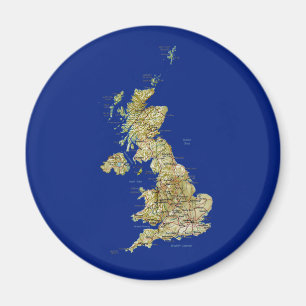 BRITISCHER Karten-Magnet Magnet