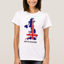 Britischer Karten-T - Shirt