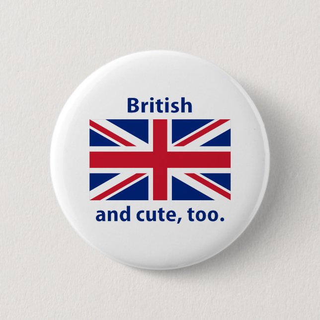 Britischer Knopf Button (Vorderseite)