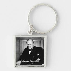 Britischer Premierminister Sir Winston Churchill Schlüsselanhänger