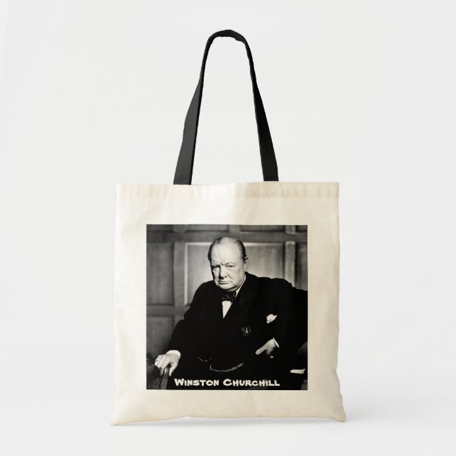 Britischer Premierminister Sir Winston Churchill Tragetasche (Vorne)