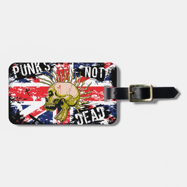 Britischer Punk nicht absolut Gepäckanhänger (Vorderseite horizontal)