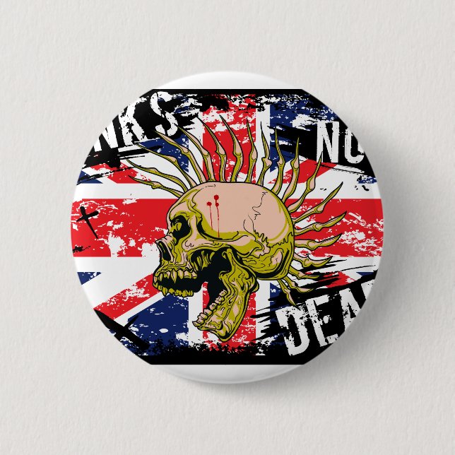 Britischer Punk nicht tot Button (Vorderseite)