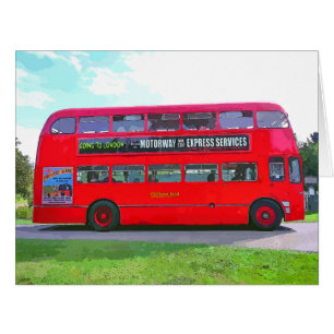 BRITISCHER ROTER BUS KARTEN