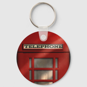 Britischer roter Telefonzelle-Schlüsselanhänger Schlüsselanhänger